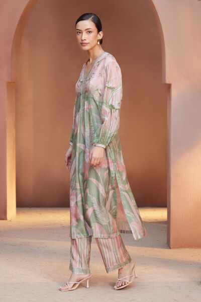 Lana Kurta Set - Pink